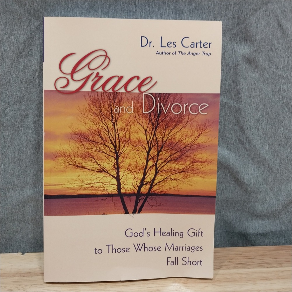 Grace and Divorce Book Dr. Les Carter Christian Self-Help Paperback Jossey-Bass